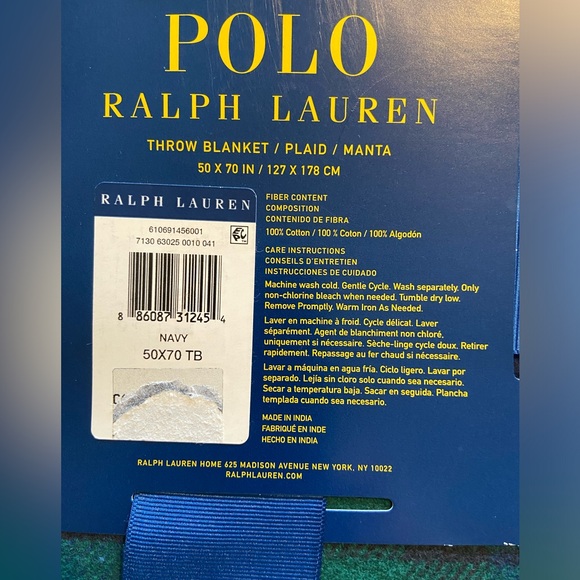NWT POLO Ralph Lauren Blanked - Picture 3 of 6